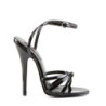 Devious DOMINA-108 Patent Stiletto Heeled Strappy Sandal