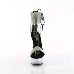 Pleaser DELIGHT-627RS Clear Ankle Cuff High Heels Shoes