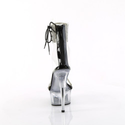 Pleaser DELIGHT-627RS Clear Ankle Cuff High Heels Shoes