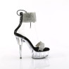 Pleaser DELIGHT-627RS Clear Ankle Cuff High Heels Shoes