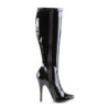 Devious DOMINA-2000 Patent Stiletto Heeled Boots