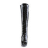 Devious DOMINA-2020 Patent Stiletto Heeled Boots