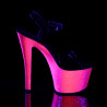 Pleaser SKY-309UVLG Neon Pink Platform High Heels Shoes