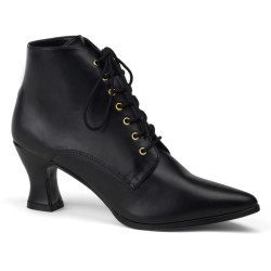 Funtasma VICTORIAN-35 Vegan Victorian Women Ankle Boots