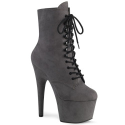 Pleaser ADORE-1020FS Grey Vegan Suede Sale Women