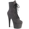 Pleaser ADORE-1020FS Grey Vegan Suede Sale Women