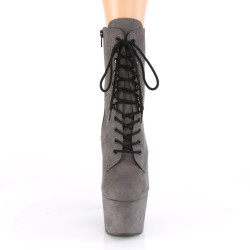 Pleaser ADORE-1020FS Grey Vegan Suede Sale Women