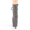 Pleaser ADORE-1020FS Grey Vegan Suede Sale Women
