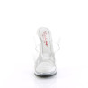 Fabulicious GLORY-502 Transparent High Heeled Mules