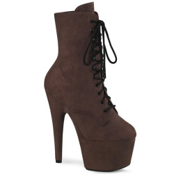 Pleaser ADORE-1020FS Mocha Vegan Suede Sale Women