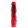 Pleaser ADORE-1020FS Red Vegan Suede Sale Women