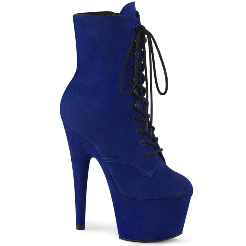 Pleaser ADORE-1020FS Blue Vegan Suede Sale Women Pleaser ADORE-1020FS Blue Vegan Suede Sale Women