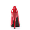 Devious DOMINA-420 Red Pointed Toe Stiletto Heels Pumps