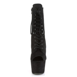 Pleaser ADORE-1021FS Black Vegan Suede Sale Women
