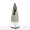 Devious DOMINA-420 White Pointed Toe Stiletto Heels Pumps