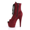 Pleaser ADORE-1021FS Burgundy Vegan Suede Sale Women