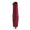 Pleaser ADORE-1021FS Burgundy Vegan Suede Sale Women