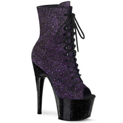 Pleaser ADORE-1021MG Purple Glitter Black Sale Women