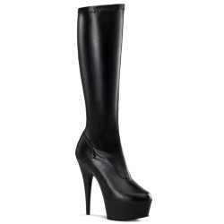 Pleaser DELIGHT-2000 Black Vegan Leather Sale Women