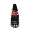 Pleaser DELIGHT-2000 Black Vegan Leather Sale Women