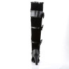 Demonia GLAM-300 Black Vegan Leather Velvet Sale Women
