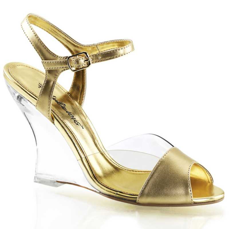 Fabulicious LOVELY-442 Transparent Gold Metallic Sale Fabulicious LOVELY-442 Transparent Gold Metallic Sale