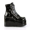 Demonia CONCORD-57 Black Patent Women Platform Boots