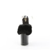 Pleaser FLAMINGO-808FUR Black Fur High Heels Pole Shoes