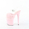 Pleaser FLAMINGO-808FUR Rose Fur High Heels Pole Shoes