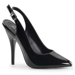 Pleaser SEDUCE-317 Black Patent Sale Women