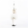 Pleaser FLAMINGO-808FUR White Fur High Heels Pole Shoes