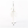 Pleaser FLAMINGO-808FUR White Fur High Heels Pole Shoes
