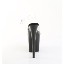 Pleaser FLAMINGO-808PREM Black Exotic High Heels Pole Dance