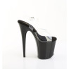 Pleaser FLAMINGO-808PREM Black Exotic High Heels Pole Dance