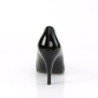 Pleaser Pink Label DREAM-420W Black Patent Pumps Men