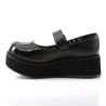 Demonia SPRITE-05 Black Vegan Maryjane Platform Shoes