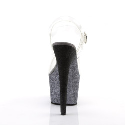 Pleaser ADORE-708OMBRE Silver Platform High Heels Women