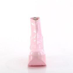Demonia DYNAMITE-100 Rose Hologram Platform Wedge Boots
