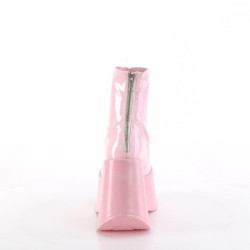 Demonia DYNAMITE-100 Rose Hologram Platform Wedge Boots
