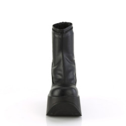 Demonia DYNAMITE-100 Black Vegan Platform Wedge Boots