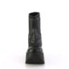 Demonia DYNAMITE-100 Black Vegan Platform Wedge Boots