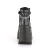 Fabulicious CHIC-40 Purple Ankle Strap Steel Heel Sandal