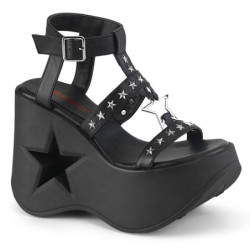 Fabulicious CHIC-40 Tan Ankle Strap Steel Heel Sandal
