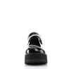 Demonia SPRITE-01 Black White Maryjane Platform Shoes