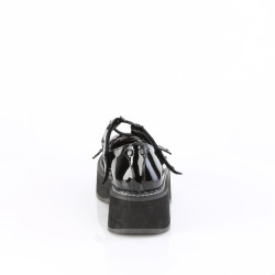 Demonia EMILY-23 Black Patent Platform Women Shoes