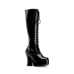 Funtasma EXOTICA-2020 Black 70s Platform Abba Boots