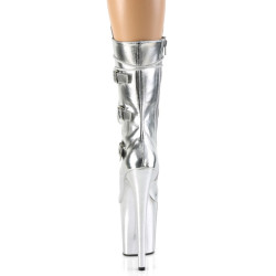 Pleaser FLAMINGO-1053 Silver Metallic Sale Women