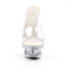 Pleaser ECLIPSE-601 Clear Stiletto Spike Heeled Mules
