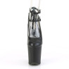Pleaser FLAMINGO-850 Black Exotic Pole Dance High Heels