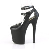 Pleaser FLAMINGO-850 Black Exotic Pole Dance High Heels